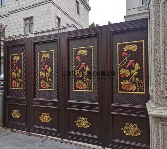 铝艺欧式别墅庭院大门